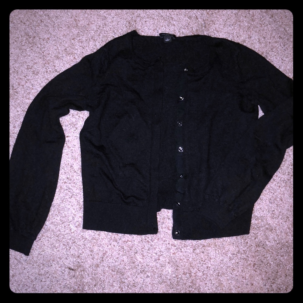 Ann Taylor Black Cardigan